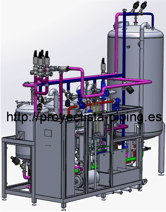 modelado 3D tuberías SolidWorks Piping